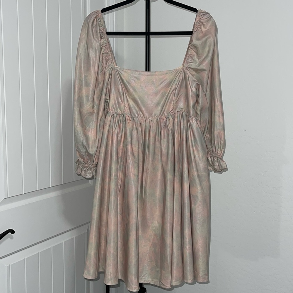 Storia Pastel Pink Multi-Color Mini Dress